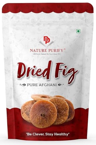 Nature Purify Healthy Dry Fruit Dried Figs Afghani Anjeer | Afghani Anjeer Figs Dry Fruits Anjir (Dried Figs) Dry Fruits Anjeer Big And Soft (1000 Grams)