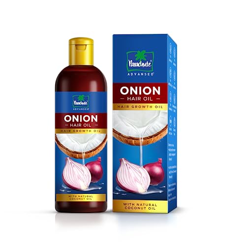 Parachute Advansed Onion Hair Oil For Hair Growth And Hair Fall Control With Natural Coconut Oil & Vitamin E – 200Ml