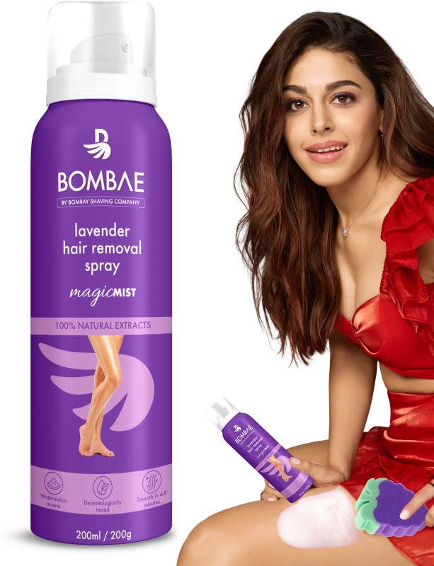 Bombae Hair Removal Cream Spray | Hair Removal For Women’S Hands, Legs & Under Arms | Spray(200 Ml)