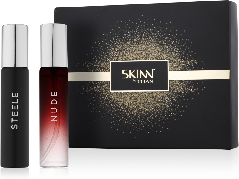 Skinn By Titan Steele And Nude Gift Pack Eau De Parfum Combo Set(Set Of 2)