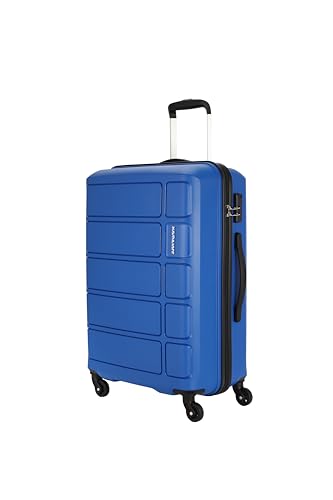 Kamiliant By American Tourister Harrier 78 Cm Large Check-In Polypropylene (Pp) Hard Sided 4 Wheels Spinner Wheels Luggage/Suitcase/Trolley Bag (Blue)