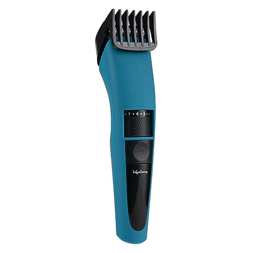 Lifelong Beard Trimmer For Men – 20 Length Settings | Cordless, Stainless Steel Blades & Charging Indicator | Ergonomically Engineered Rubber Grip | 1 Year Warranty (Llpcm107, Blue)