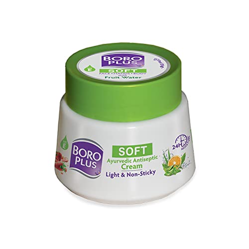 Boroplus Soft Antiseptic Cream | Light & Non-Sticky | Provides 24 Hour Moisturisation|Ayurvedic Cream For All Seasons |Hand Cream, Body Cream & Face Cream | Vitamin E – 200 Ml