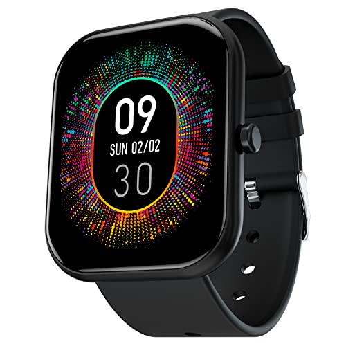 Fire-Boltt Dazzle 1.83″ Smartwatch Full Touch Largest Borderless Display & 60 Sports Modes (Swimming) With Ip68 Rating, Sp02 Tracking, Over 100 Cloud Based Watch Faces (Black)