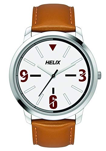 Helix Analog Silver Dial Men’S Watch-Tw039Hg01