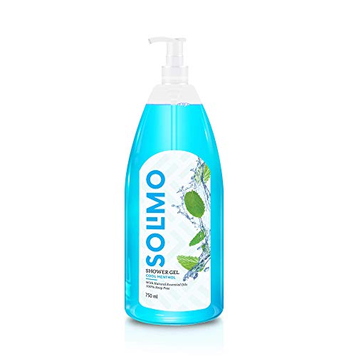 Amazon Brand – Solimo Shower Gel, Cool Menthol – 750 Ml