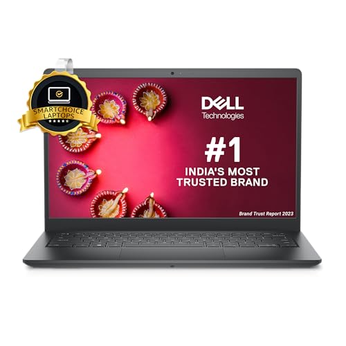 Dell 14 Laptop, Intel Core I3-1115G4 Processor/8Gb Ddr4/256Gb Ssd/Intel Uhd Graphic/Win 11 + Mso’21/14.0″ (35.56Cm) Fhd Display/Thin & Light 1.48Kg/15 Month Mcafee/Spill-Resistant Keyboard/Black