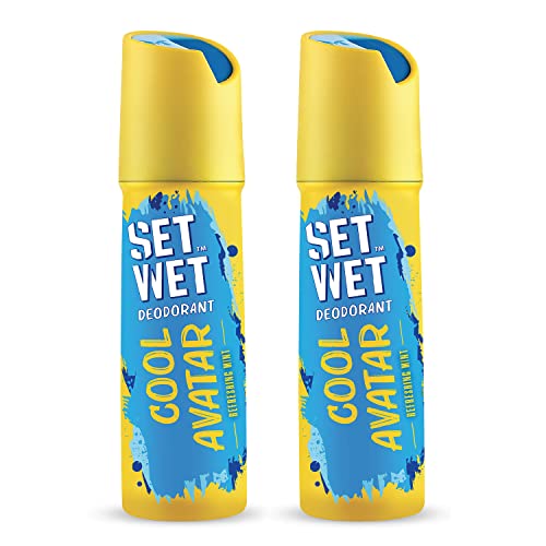 Set Wet Deodorant For Men Cool Avatar Refreshing Mint, 150Ml (Pack Of 2)