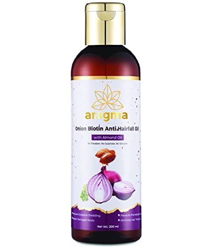 Aragma Advansed Onion Hair Oil For Hair Growth And Hair Fall Control With Natural Oil & Vitamin E – 200Ml