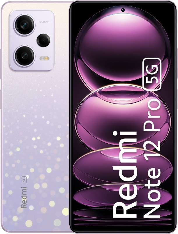 Redmi Note 12 Pro 5G (Stardust Purple, 256 Gb)(12 Gb Ram)