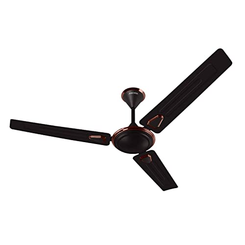 Anchor By Panasonic Raveno Star High Speed Ceiling Fan | 1 Star Rated 1200Mm (48 Inch) Ceiling Fan For Home, Office (2 Yrs Warranty) (Smoke Brown Briken)
