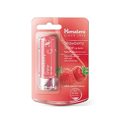 Himalaya Herbals Strawberry Shine Lip Care, 4.5G