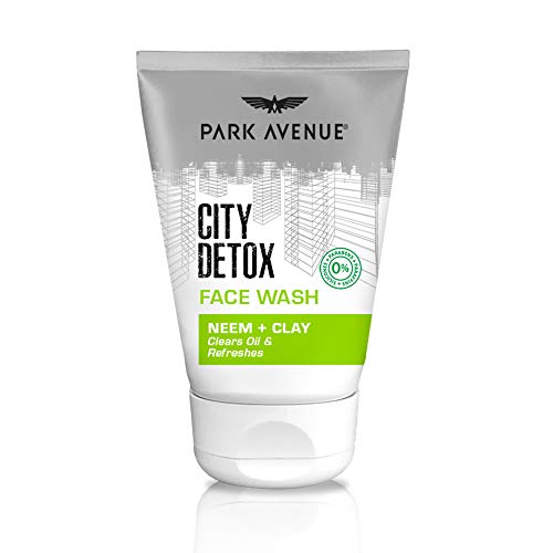 Park Avenue City Detox Neem + Clay Face Wash, Clears Oil And Refreshes With Neem, Mineral Clay And Mint, 100G