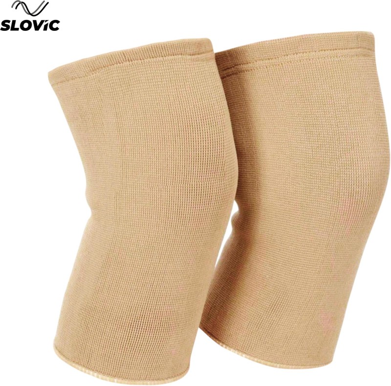 Slovic Knee Support Cap Sleeves Pair For Sports, Pain Relief For Men And Women Knee Support