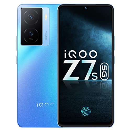Iqoo Z7S 5G By Vivo (Norway Blue, 6Gb Ram, 128Gb Storage) | Ultra Bright Amoled Display | Snapdragon 695 5G 6Nm Processor | 64 Mp Ois Ultra Stable Camera | 44Wflashcharge