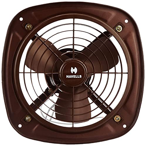 Havells Ventil Air Dsp 230Mm Exhaust Fan| Cut Out Size: Ø9.5| Watt: 40| Rpm: 1350| Air Delivery: 510| Suitable For Kitchen, Bathroom, And Office| Warranty: 2 Years (Choco Brown)