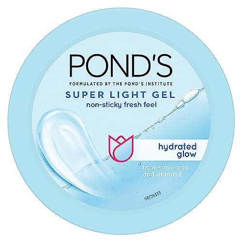Pond’S Super Light Gel Oil Free Moisturiser With Hyaluronic Acid + Vitamin E, 200 Ml