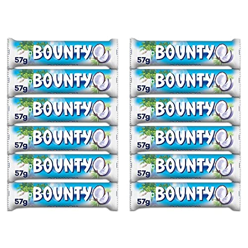 Bounty Coconut Milk Chocolate, 12 X 57 G