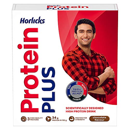 Horlicks Protein Plus Chocolate Carton, 200 G