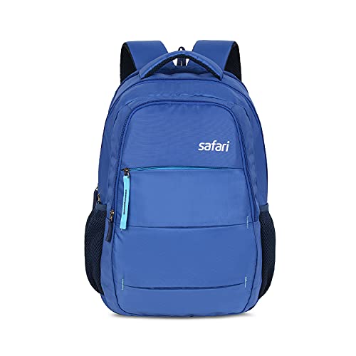 Safari Snap 35 Ltrs Large Laptop Backpack With 3 Compartments, Water Resistant Fabric – Blue (Snap19Cbblu)