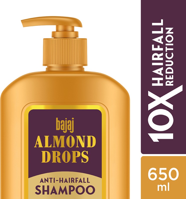 Bajaj Almond Drops Anti Hairfall Shampoo With Almond Oil & Vitamin E(650 Ml)