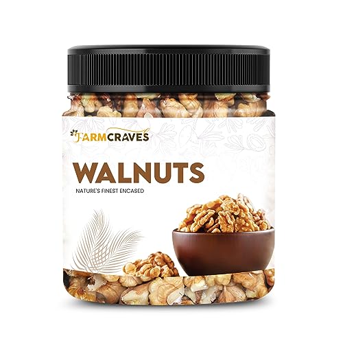 Farmcraves Premium Whole Walnuts Without Shell |500G | Healthy Dry Fruit Snack