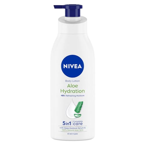 Nivea Aloe Hydration Body Lotion 600 Ml | 48 H Moisturization | Refreshing Hydration | Non Sticky Feel | With Goodness Of Aloe Vera For Instant Hydration In Summer | For Men & Women