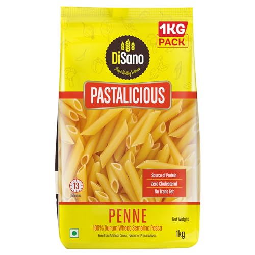 Disano Pastalicious 100% Durum Wheat Penne Pasta, 1Kg