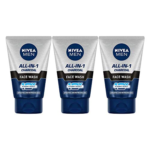 Nivea Charcoal Face Wash, 100Ml (Pack Of 3)