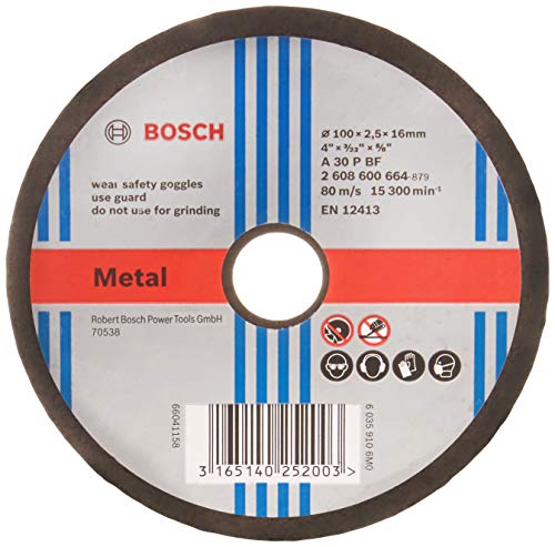 Bosch 2608600664 Cutting Discs-100Mm (Pack Of 25)