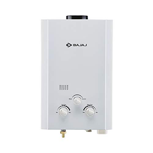 Bajaj Majesty Duetto Gas 6 Ltr Vertical Water Heater ( Lpg), White