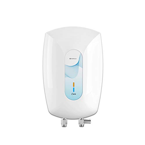 Havells Carlo 3 Litre 3000 Kw Instant Water Heater (White Blue) Wall Mount