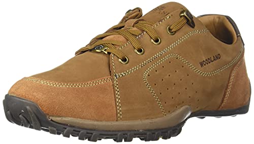 Woodland Men’S Cashew Brown Leather Sneaker-9 Uk (43 Eu) (Ogc 3492119)