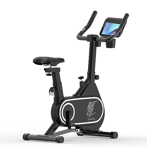 Lifelong Fit Pro Spin Fitness Bike With 6Kg Flywheel, Adjustable Resistance & Heart Rate Sensor For Fitness At Home Workouts|Max Weight Capacity: 100 Kg (Llsbb50, Black)