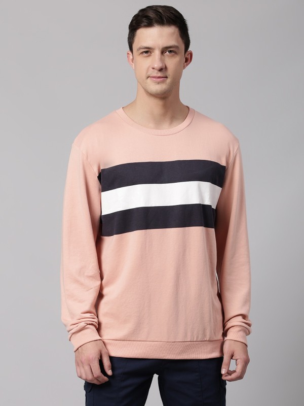 Dennis Lingo Full Sleeve Color Block Men Sweatshirt