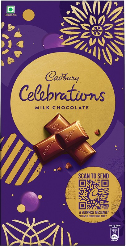 Cadbury Celebrations Milk Chocolate Gift Pack Bars(210 G)