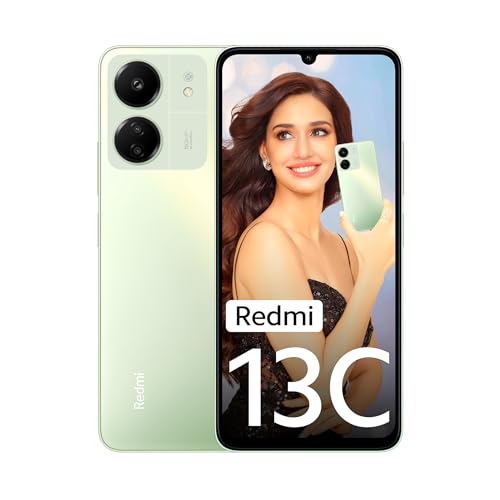 Redmi 13C (Starshine Green, 6Gb Ram, 128Gb Storage) | Powered By 4G Mediatek Helio G85 | 90Hz Display | 50Mp Ai Triple Camera