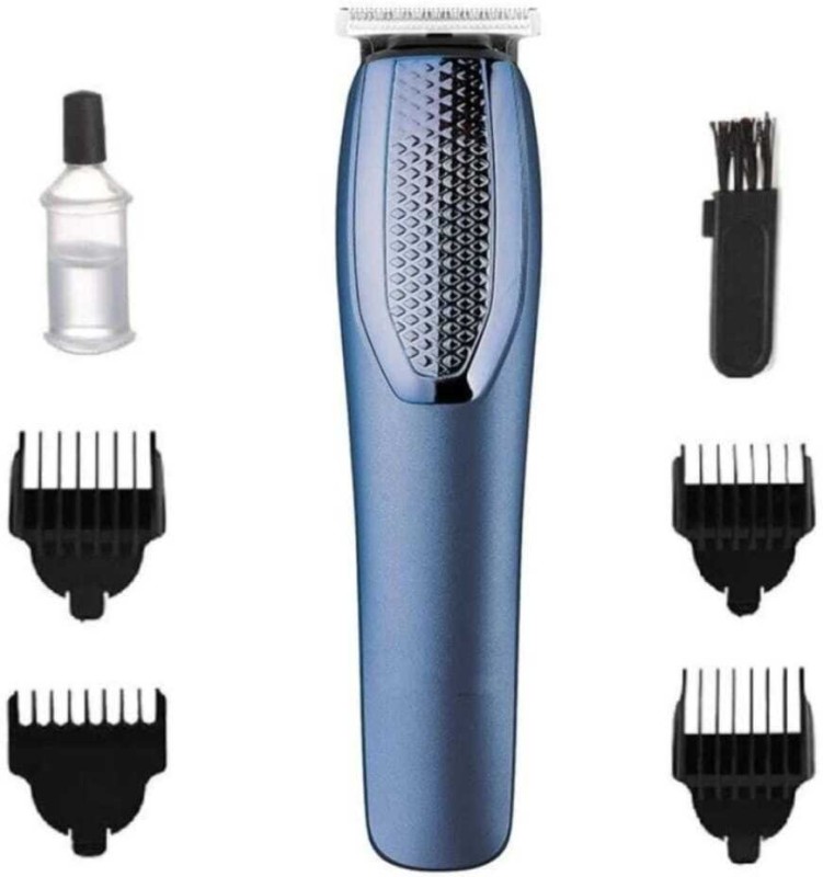 Xyntac Rechargeable Professional Hair Trimmer Trimmer 60 Min Runtime 4 Length A Trimmer 60 Min  Runtime 4 Length Settings(Blue)