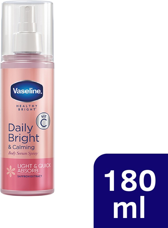 Vaseline Daily Bright & Calming Body Serum Spray(180 Ml)