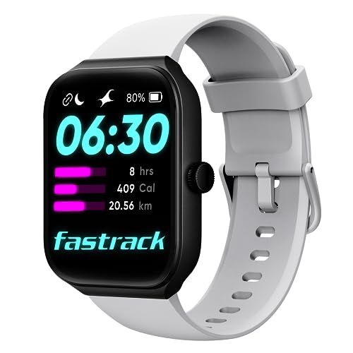 Fastrack Limitless Fs1 Smartwatch|Biggest 1.95″ Horizon Curve Display|Singlesync Bt Calling V5.3|Built-In Alexa|Upto 5 Day Battery|Ats Chipset|100+ Sports Modes|150+ Watchfaces