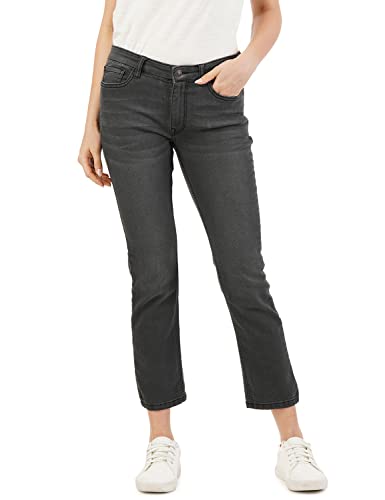 Inkd Women’S Buttersoft Skinny Fit Jeans- Stretchable (Graphite, 34)