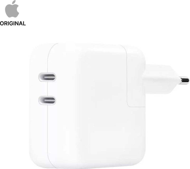 Apple 35 W 5.4 A Multiport Mobile Charger(White)