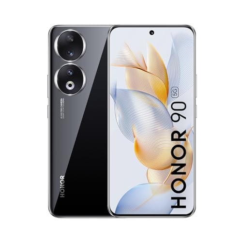 Honor 90 (Midnight Black, 12Gb + 512Gb) | India’S First Eye Risk-Free Display | 200Mp Main & 50Mp Selfie Camera | Segment First Quad-Curved Amoled Screen | Without Charger