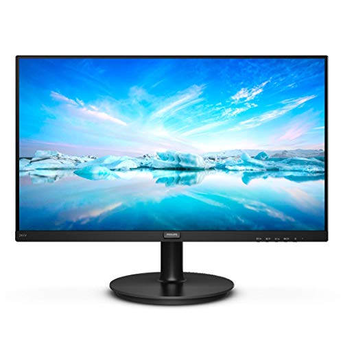 Philips 241V8/94 23.8 Inch (60.452 Cm) 1920 X 1080 Pixels, Ips Panel Smart Image Lcd Monitor With Led Backlight, Vga And Hdmi Connectivity, Full Hd, 4 Ms Response Time, 75 Hz Refresh Rate Black