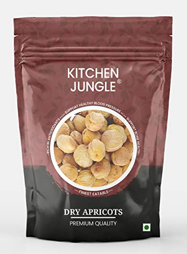 Kitchen Jungle Dried Apricot 1Kg | Khumani | Jardalu | Badam Bor |Soft