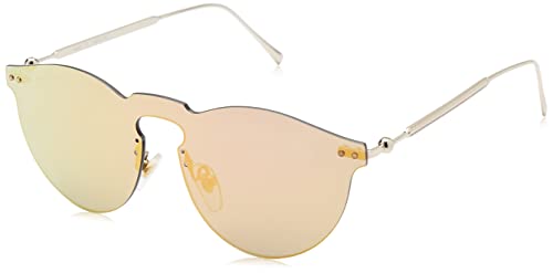 Fastrack Women’S 100% Uv Protected Blue Lens Round Sunglasses