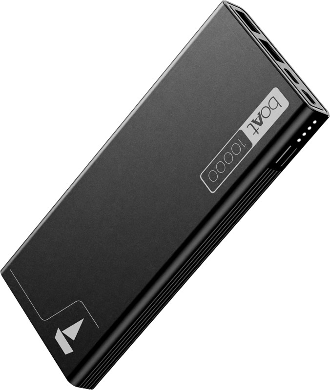 Boat 10000 Mah Power Bank (22.5 W, Quick Charge 3.0)(Carbon Black, Lithium Polymer)
