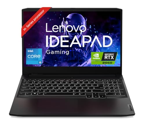Lenovo Ideapad Gaming 3 Intel Core I5-11320H 15.6″ (39.62Cm) Fhd Ips 60Hz Gaming Laptop (8Gb/512Gb Ssd/Windows 11/Nvidia Rtx 2050 4Gb/Alexa/3 Month Game Pass/Shadow Black/2.25Kg), 82K101Pcin