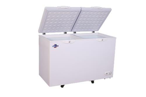 Rockwell Combi 400A Double Compartment Freezer & Cooler, Heavy Duty Compressor, Low Power Consumption, White