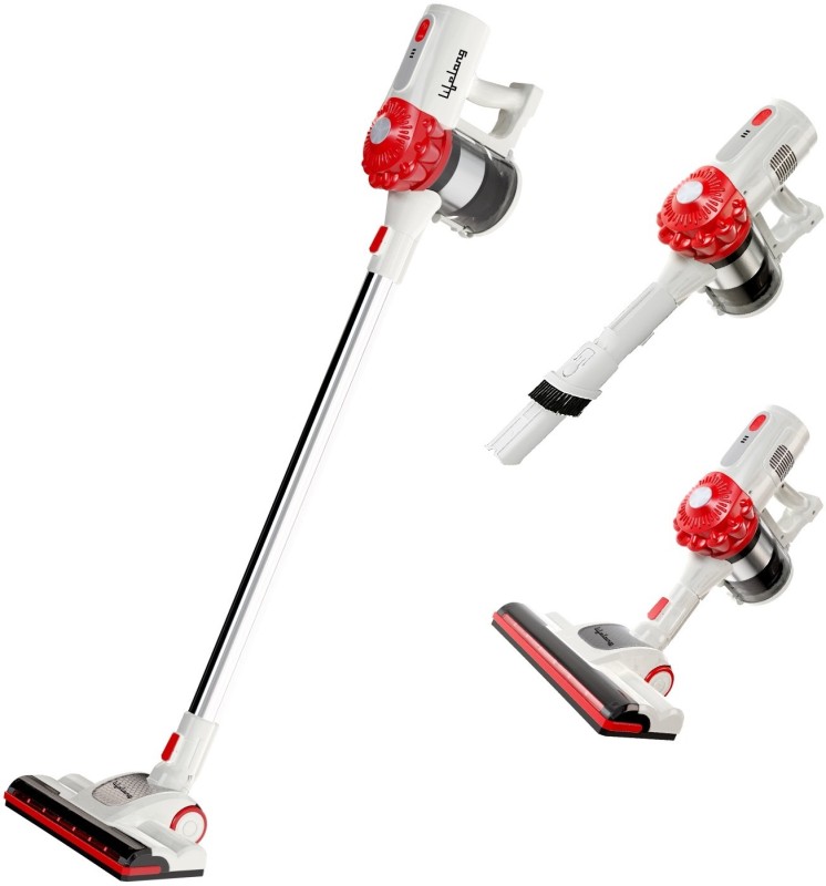 Lifelong Llvc950 Cordless Vacuum Cleaner With 2 In 1 Mopping And Vacuum(White, Red)